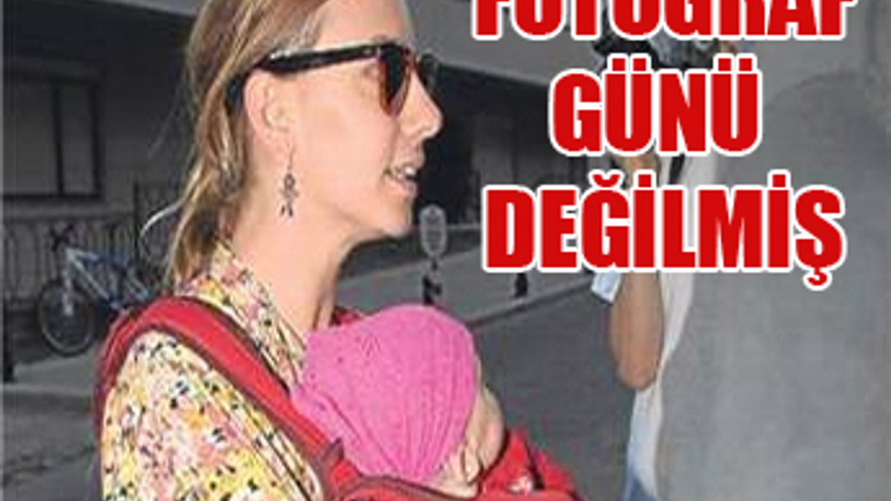 Tuba Ünsal kızıyla fotoğraf vermek istemedi