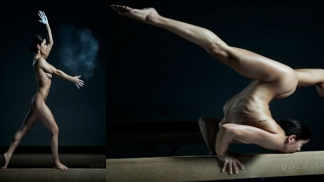 24 yaşındaki artistik jimnastikçi Alicia Sacramone sergilediği çıplak perfo...