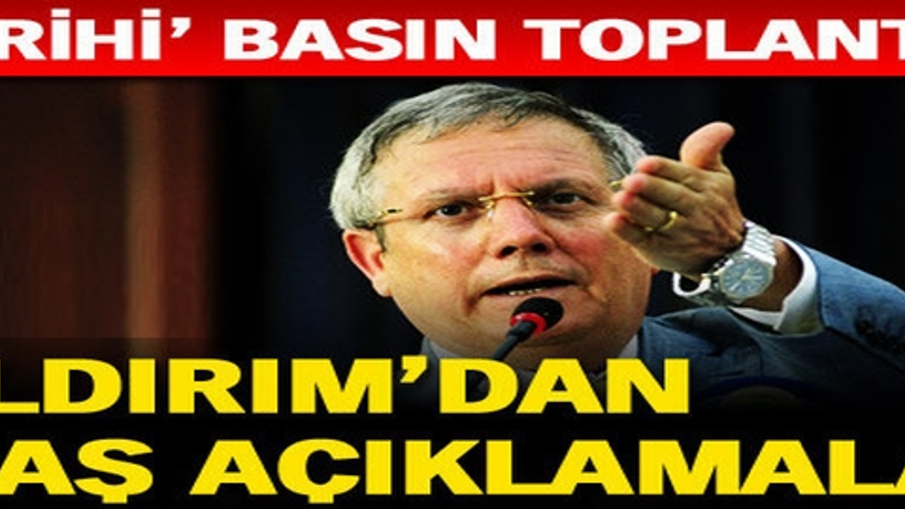 Aziz Yıldırım basın toplantısı düzenledi!.. - SacitAslan.com