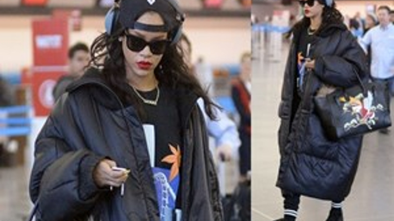 Rihanna giydiği montla şaşırttı! - SacitAslan.com