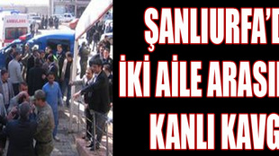 İki aile arasında kanlı kavga