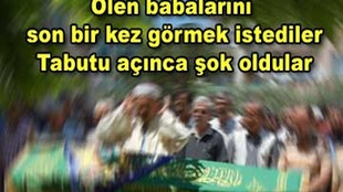 BOŞ TABUTA CENAZE NAMAZI KILDILAR