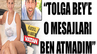 Emre Kınay:"O mesajları ben atmadım"