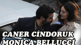 Caner Cindoruk, Monica Bellucci ile öpüştü