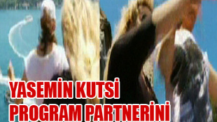 Yasemin Kutsi program partnerini Rumeli Hisarı'ndan aşağı attı!....VİDEO