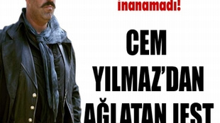 YILMAZ'DAN SET İŞÇİSİNE 'SON MODEL' JEST!..