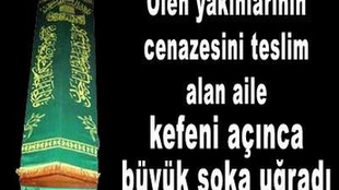 Cenazeyi teslim alan şok geçirdi