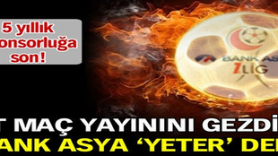 TRT maç yayınını gezdirdi Bank Asya 'yeter' dedi