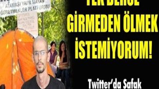 Twitter Şafak öğretmen için tek yürek oldu!