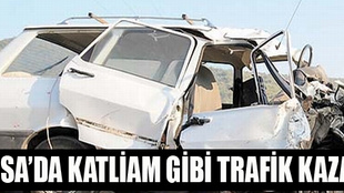 Manisa'da korkunç trafik kazası!..