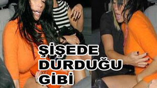 ŞİŞEDE DURDUĞU GİBİ...