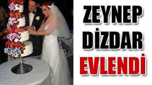 Zeynep Dizdar teknede evlendi