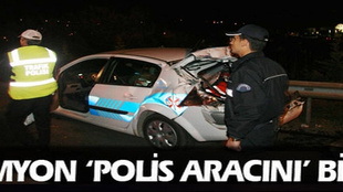 Polis aracı kaza yaptı: 3 polis yaralı