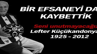 Efsane futbolcu Lefter'i kaybettik