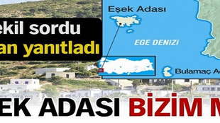 Eşek adası bizim mi?