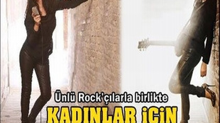 Nilüfer ünlü rockçularla kadınlar için söyleyecek!..