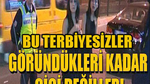 İKİ GÖRGÜSÜZ VE TERBİYESİZ!..