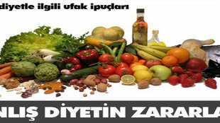 Yanlış diyetin zararları!..