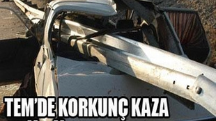 TEM'de korkunç kaza!