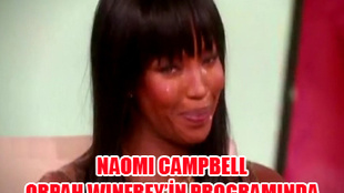 Naomi Campbell'in yıkıldığı an