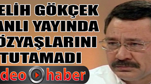 Melih Gökçek gözyaşlarını tutamadı