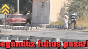 Güpegündüz fuhuş pazarlığı!