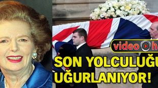 Margaret Thatcher ebediyete uğurlanıyor!..