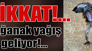 Dikkat!... Meteoroloji uyarıyor!...