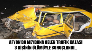 Afyon'da feci trafik kazası!..