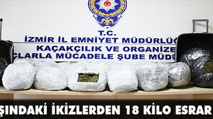 14 yaşında 18 kilo uyuşturucuyla yakalandılar