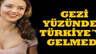 Miranda Kerr Türkiye'ye gelmekten vazgeçti!..