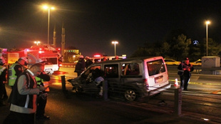 Küçükçekmece'de korkunç trafik kazası!..