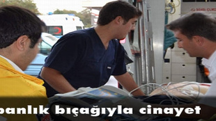 Kurbanlık bıçağıyla cinayet işledi