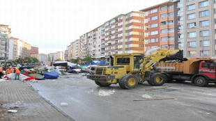 Eskişehir'de biber gazlı ve Toma'lı müdahale!