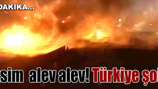 Taksim alev alev