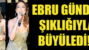 Ebru Gündeş şık kıyafetiyle olay yarattı!..