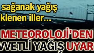 Meteoroloji uyardı!..