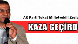 AK Partili vekil trafik kazası geçirdi!..