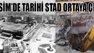 Taksim'de Tarihi Stad ortaya çıktı!..