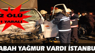 İstanbul'da korkunç trafik kazası!..