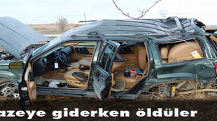 Cenazeye giderken öldüler