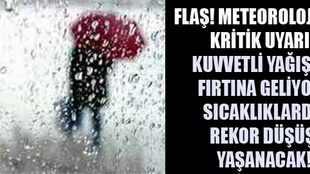 Meteoroloji uyardı!..