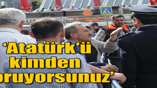 Taksim'deki törende gerginlik!