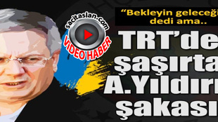 TRT'den tepki toplayan Aziz Yıldırım' şakası