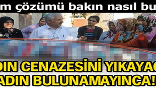 İmamdan cenaze yıkama tatbikatı!..