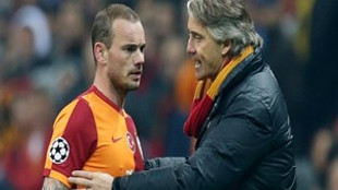 Juventus-Sneijder flörtüne Mancini'den yorum!