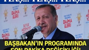 Başbakan Erdoğan'ın Konya ve Kayseri mitingleri iptal edildi!..