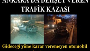 Ankara'da korkunç trafik kazası!..