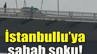 Köprüde intihar girişimi