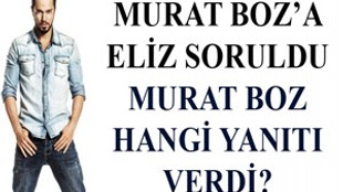 Murat Boz, Eliz sorulunca ne dedi?
